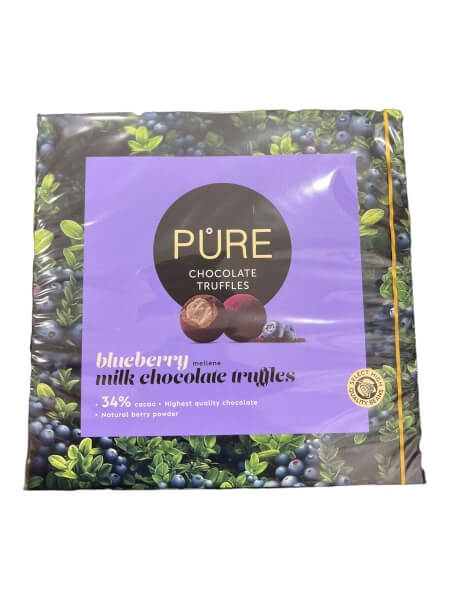 Kommid Pure blueberry milk chocolate truffles