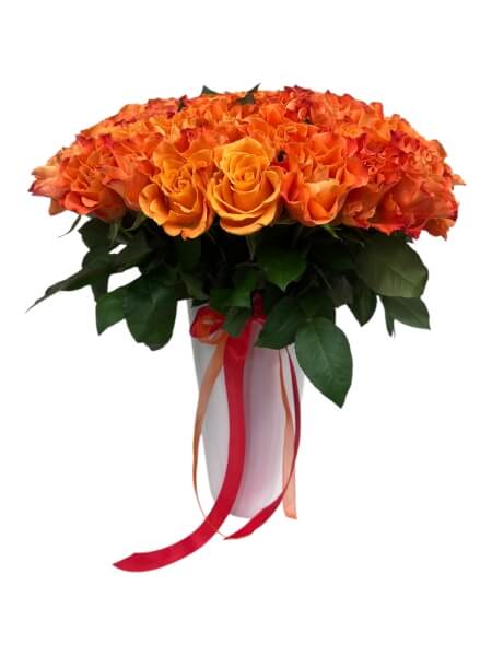 Bouquet of roses 51orange